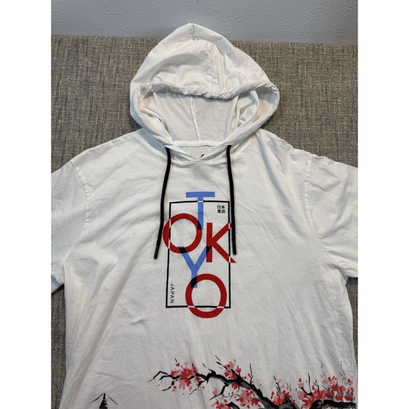 BLIND ROOSTER Hoodie SS Rose Size XL Japanese art crewneck Original Gravity - Picture 1 of 16